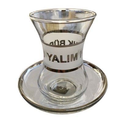 ALTIN GÜMÜŞ LOGO BASKILI KURUMSAL CAM ÜRÜNLER