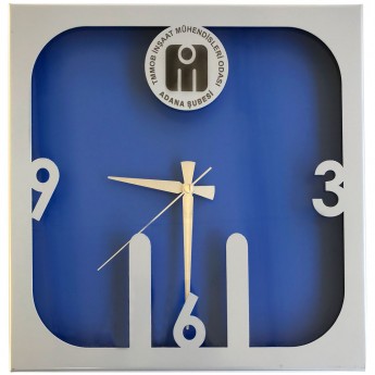 FİRMANIZA VE KURUMUNUZA ÖZEL LOGO ŞEKİLLİ KESİMLİ METAL SAAT