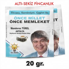 ANTALYA ADAYI 20 Gr.'lık ÇİFTE KAVRULMUŞ ÇEKİRDEK TÜRK KAHVESİ AMBALAJ UYGULAMASI ANTALYA ADAYI 20 Gr.'lık ÇİFTE KAVRULMUŞ ÇEKİRDEK TÜRK KAHVESİ AMBALAJ UYGULAMASI