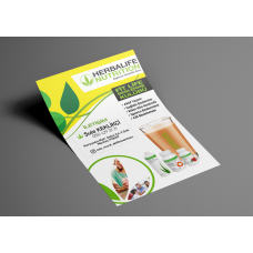 A5 Broşür Tek Sayfa Çift Yön 