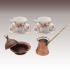 CEZVELİ 2'Lİ FİNCAN TAKIMI KUTULU