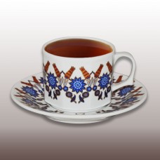 ÇİNİ DESENLİ PORSELEN ÇAY VE NESCAFE FİNCANI
