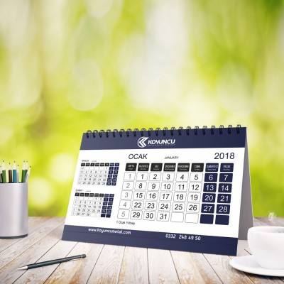 ÜÇGEN MASA TAKVİMİ SPİRALLİ