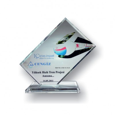 KRİSTAL PLAKET