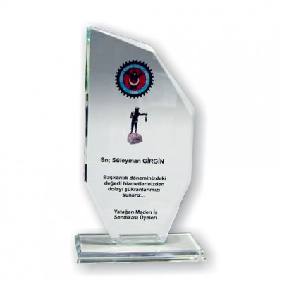 KRİSTAL PLAKET