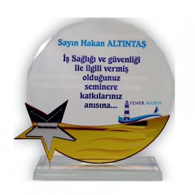 KRİSTAL PLAKET