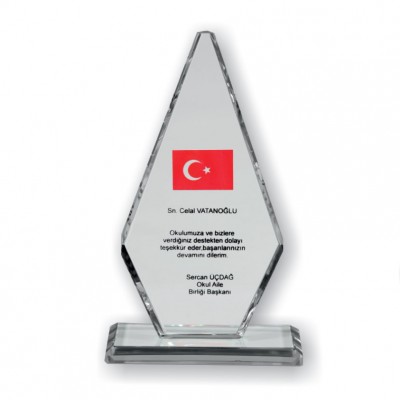 KRİSTAL PLAKET
