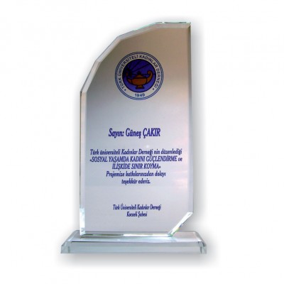 KRİSTAL PLAKET