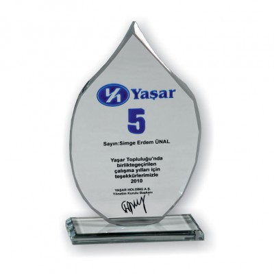 KRİSTAL PLAKET