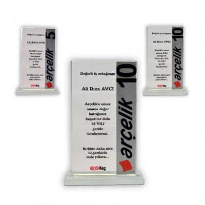 KRİSTAL PLAKET