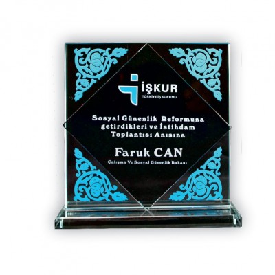 KRİSTAL PLAKET