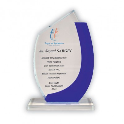 KRİSTAL PLAKET