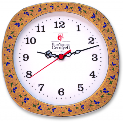 ÇİNİLİ PORSELEN TABAK SAAT ÇİNİLİ PORSELEN TABAK SAAT