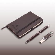 ÖZEL AHŞAP VE TERMO DERİ KUTULU VİP SET